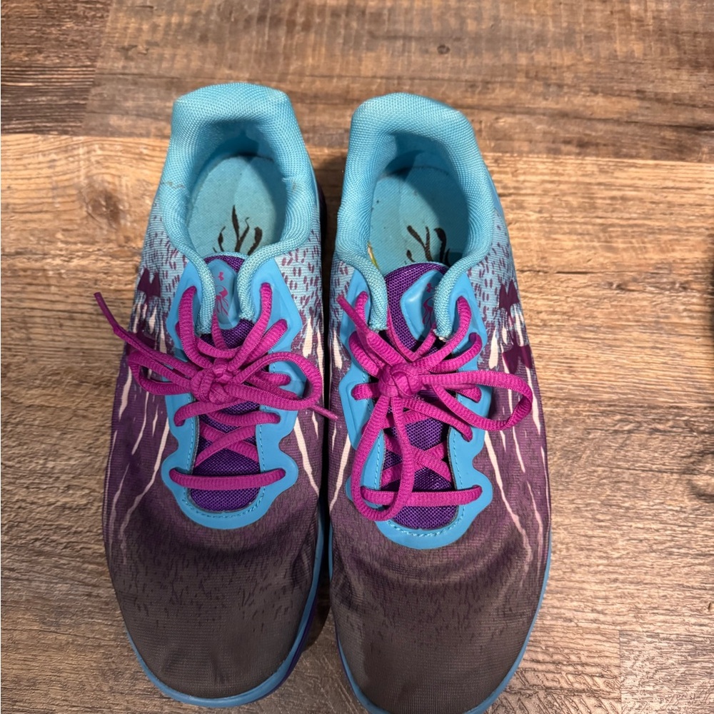 Under Armour Purple and Blue Women's Sneakers